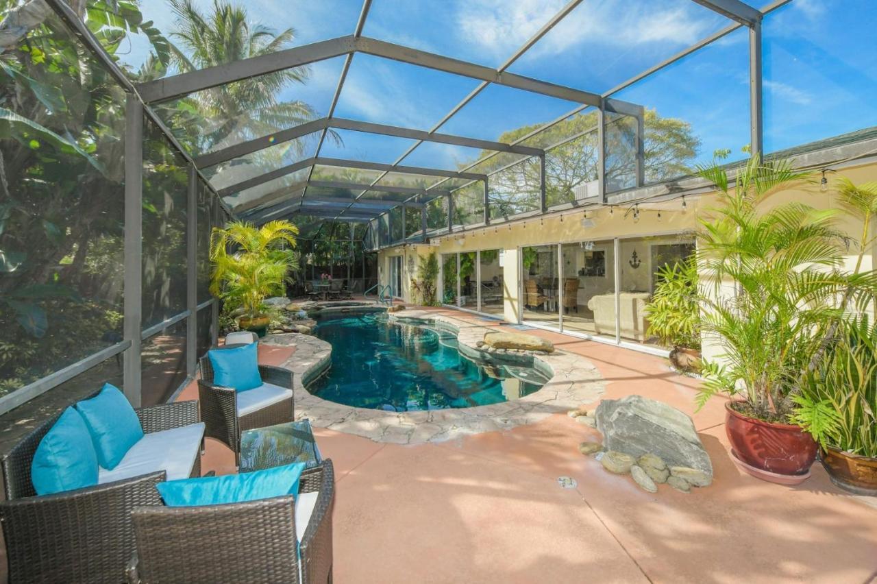 Island Time - Home Wenclosed Lagoon Style Pool Spa Walk To Beach Bikes Holmes Beach Exteriér fotografie