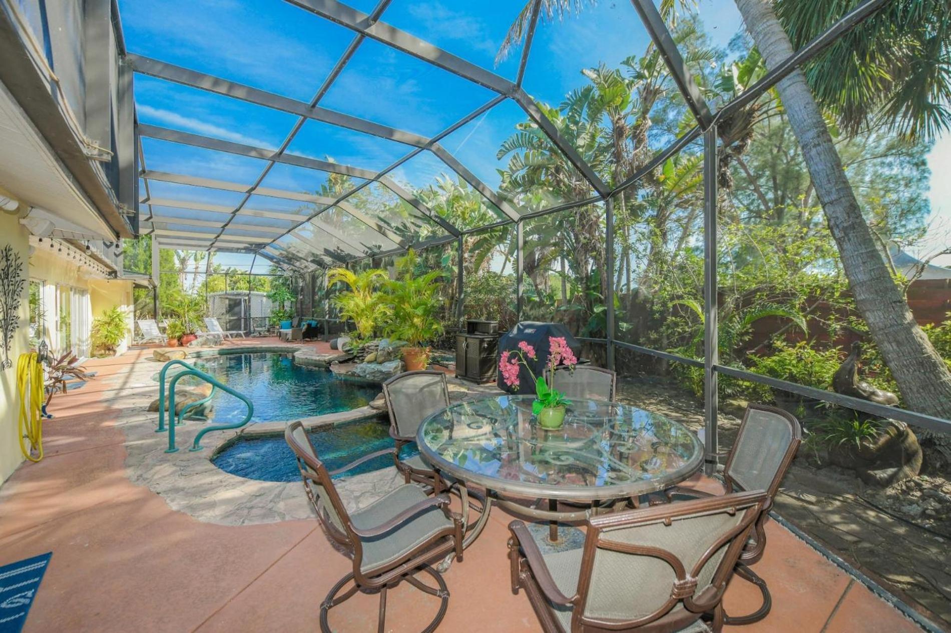 Island Time - Home Wenclosed Lagoon Style Pool Spa Walk To Beach Bikes Holmes Beach Exteriér fotografie
