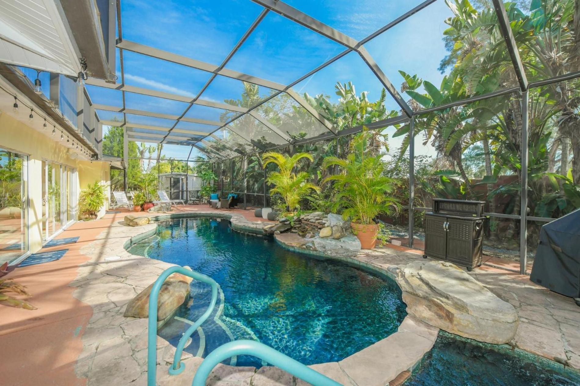 Island Time - Home Wenclosed Lagoon Style Pool Spa Walk To Beach Bikes Holmes Beach Exteriér fotografie
